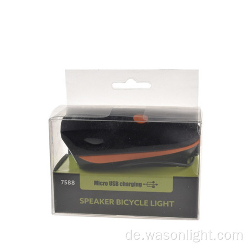 USB wiederaufladbare Fahrradklingel Licht wasserdicht
